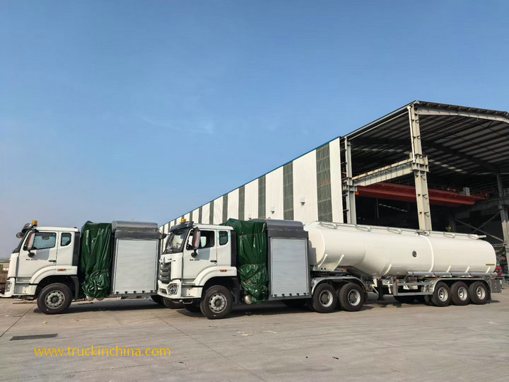 FAW HOWO DFAC Truck aircraft refuelling vehicles (11)