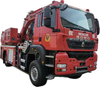 HOWO Emergency Rescue Fire Truck Mounted with Excavator 