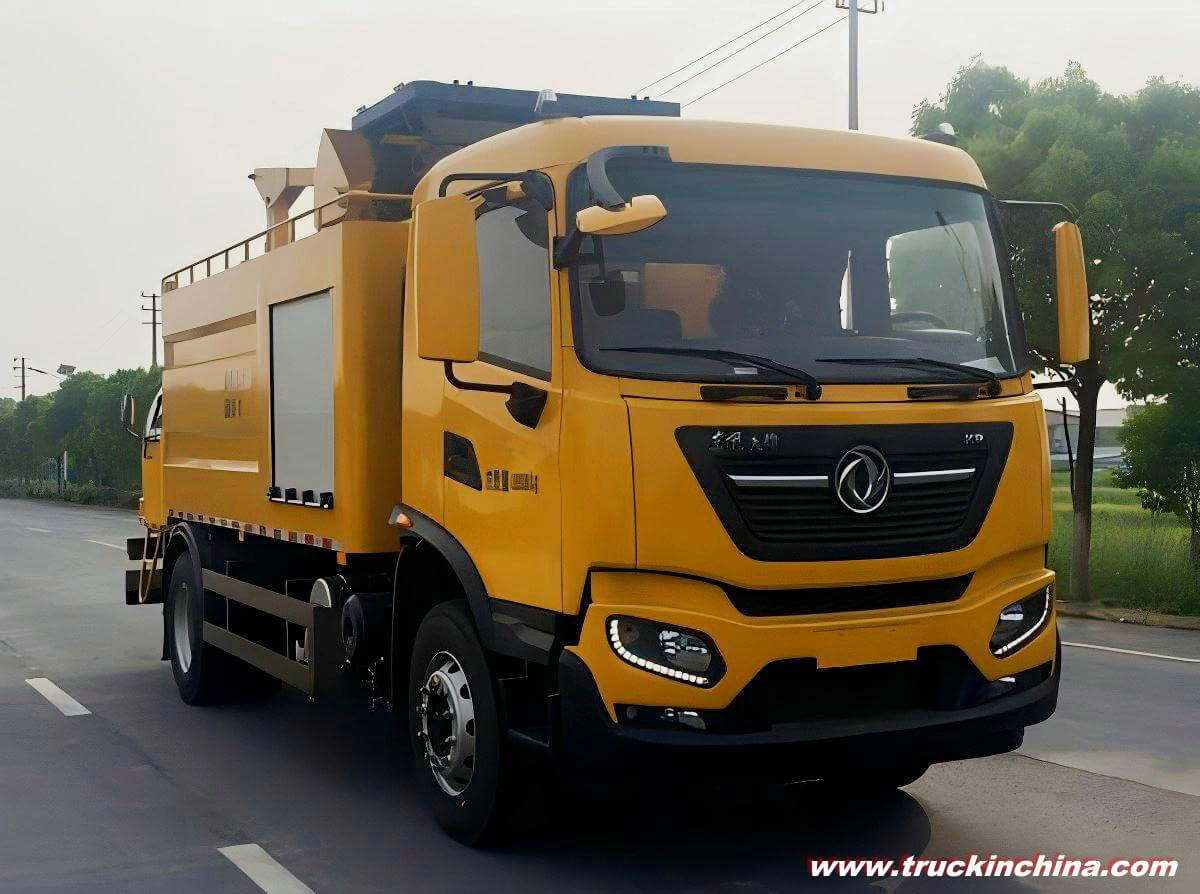 Dongfeng Guardrail Tunnel wall cleaner truck (7)_1
