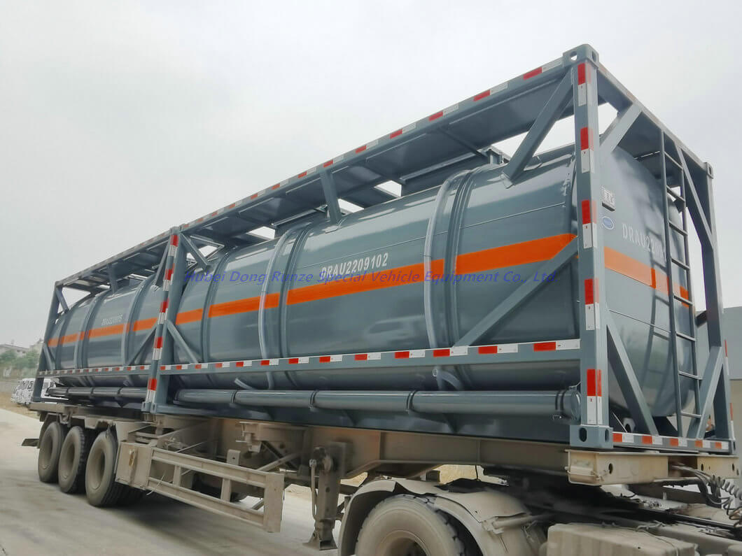 lined PE HCL Acid ISO Tank Container 20ft (14)