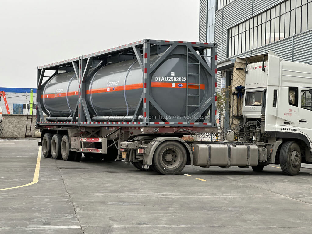 ISOTANK 20FT T14 PE LINED Tank Container for HCL ACID,PAC KOH (182)