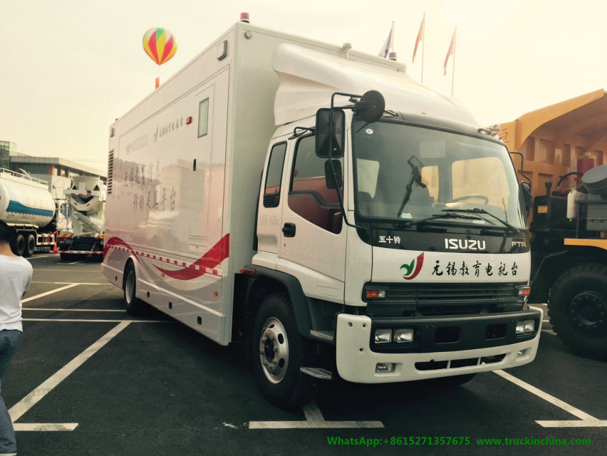 Isuzu HD Ob Van (4 HD HDTV Outdoor Broadcasting OB Van For TV Studio)
