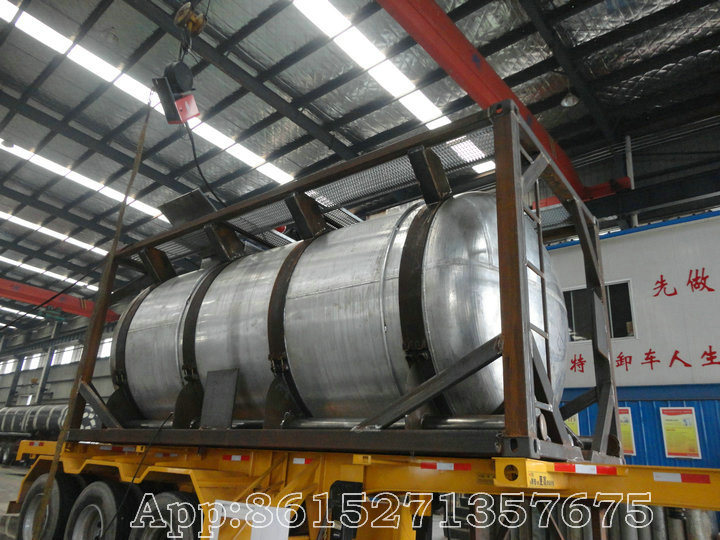 ISO 20FT Nitric Acid Tank (HNO3 Aluminium 20Feet Tank Container 81002 UN)