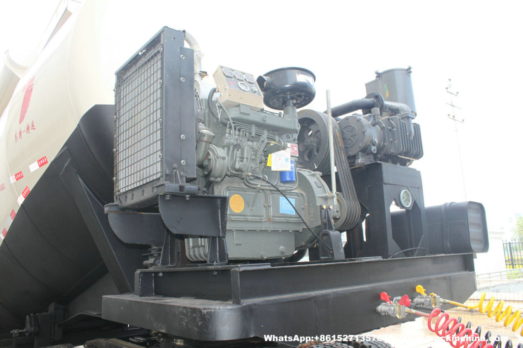 Customizing Heavy Duty 50t-70t Bulk Cement (Fly Ash, Flour, Powder Material) Transport Tanker Truck Semi Trailer