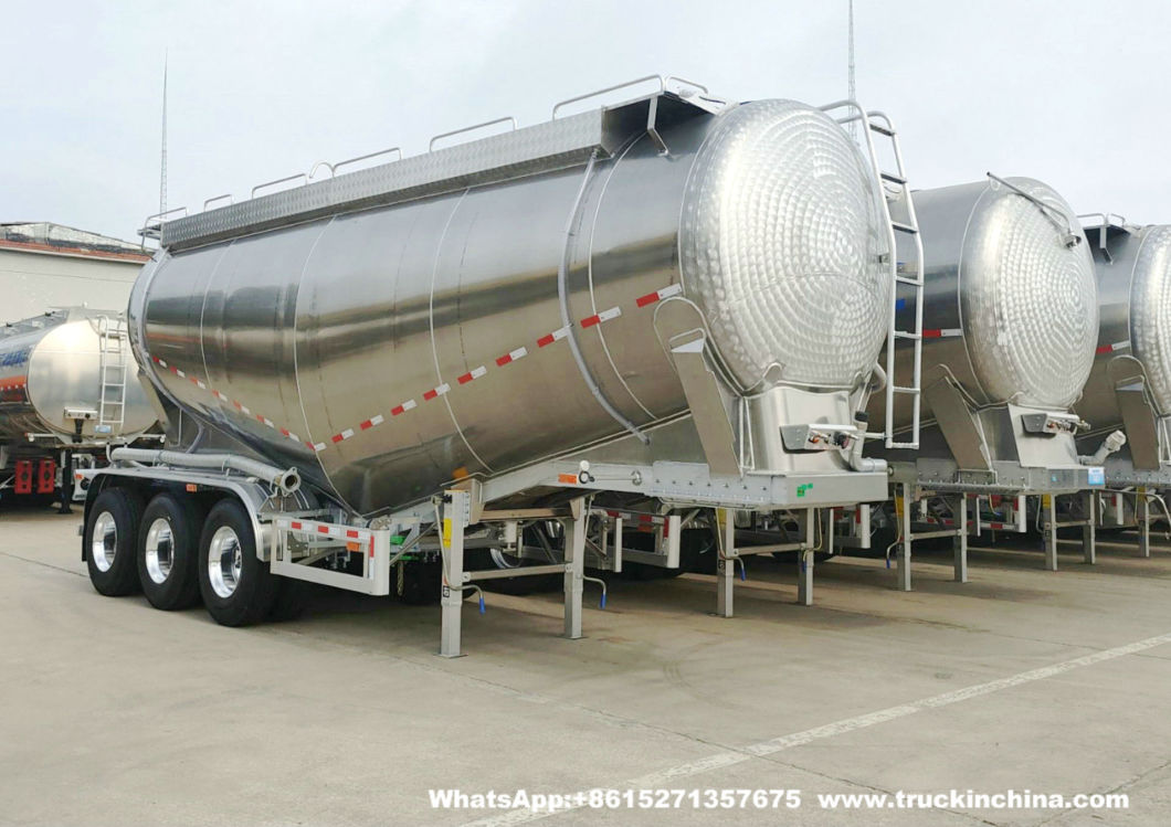 Customizing Aluminum Alloy Bulk Cement Tanker (Transport Fly Ash, Flour, Powder Material)