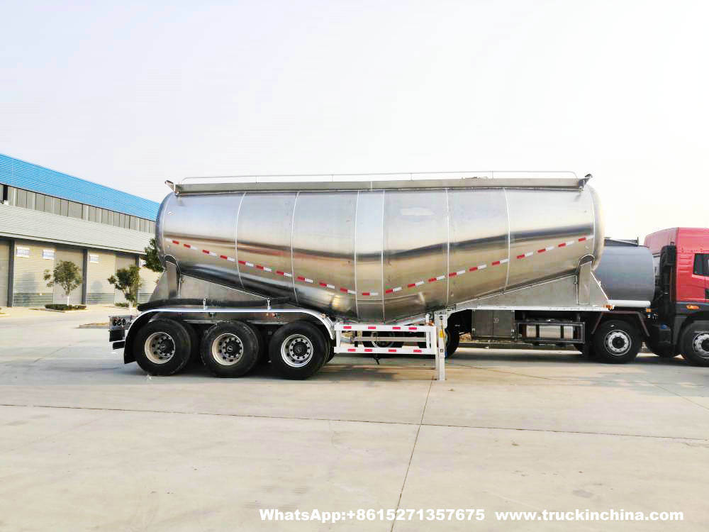 Customizing Aluminum Alloy Bulk Cement Tanker (Transport Fly Ash, Flour, Powder Material)