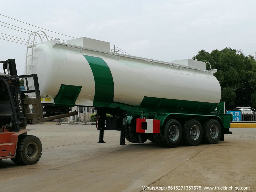 Caustic Soda Tanker Corrosive Chemical Liquid Steel Lined Plastic Tank Trailer (3 Axles PE Lined Tank for Dilute Sulfuric Acid Hydrochloric Acid)