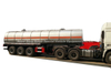 Tri Axles Trailer Tanker with Insulation Layer for Heat Bitumen, Liquid Asphalt, Coal Tar Oil, Crude Oil Transport Tank Capacity 30, 000L-45, 000liters 12wheels