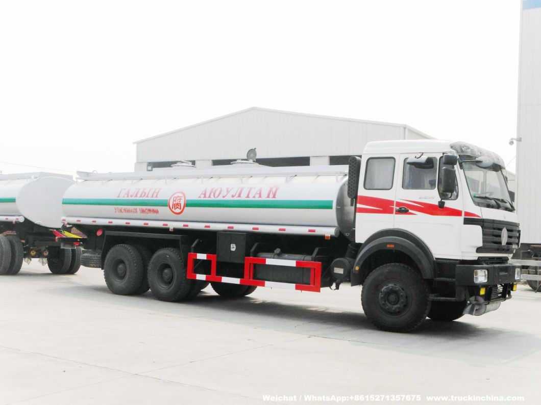 60t 6 Axles Beiben Truck Tanker Pup Dolly Tank Trailers 60t for Hauling Liquids Potable Water, Fresh Water, Fuel, Crude Oil, Produced Water