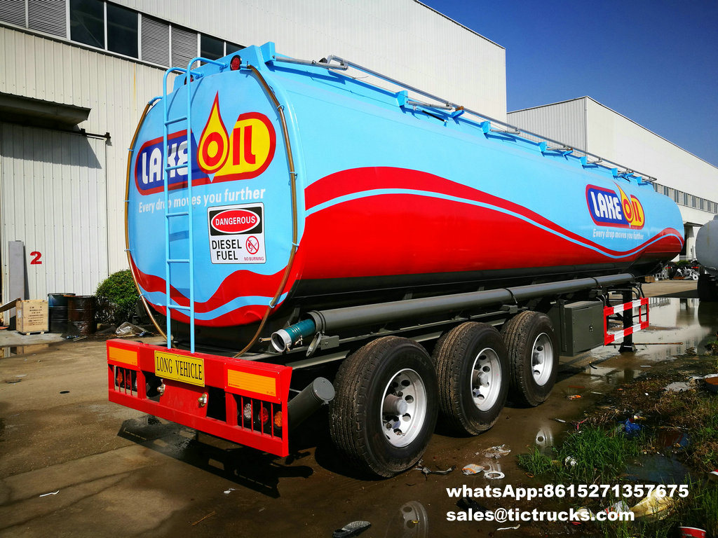 3 Axles Diesel Tank Trailer