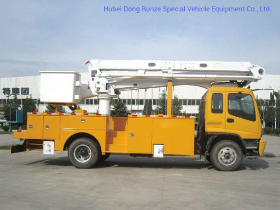 Isuzu Insulation Manlift 18m -20m Electric Working