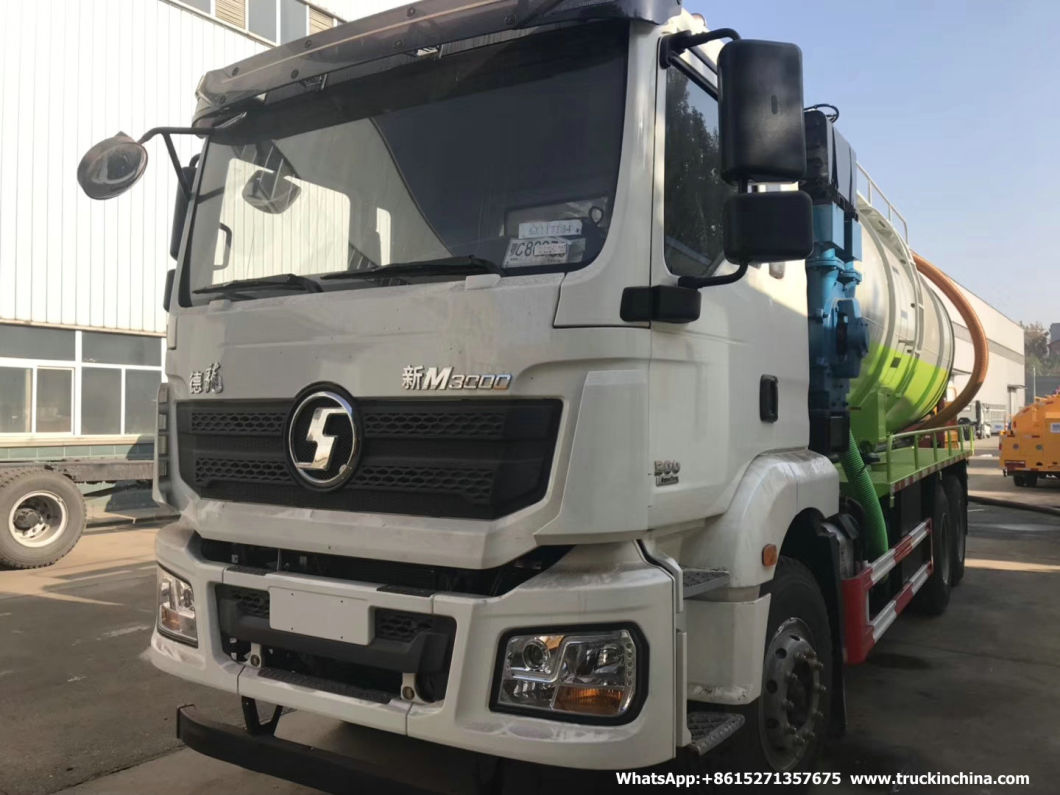 Shacman vacuum Jetting Tanker (Vacuum Tank Combined Tank Stainless Steel)