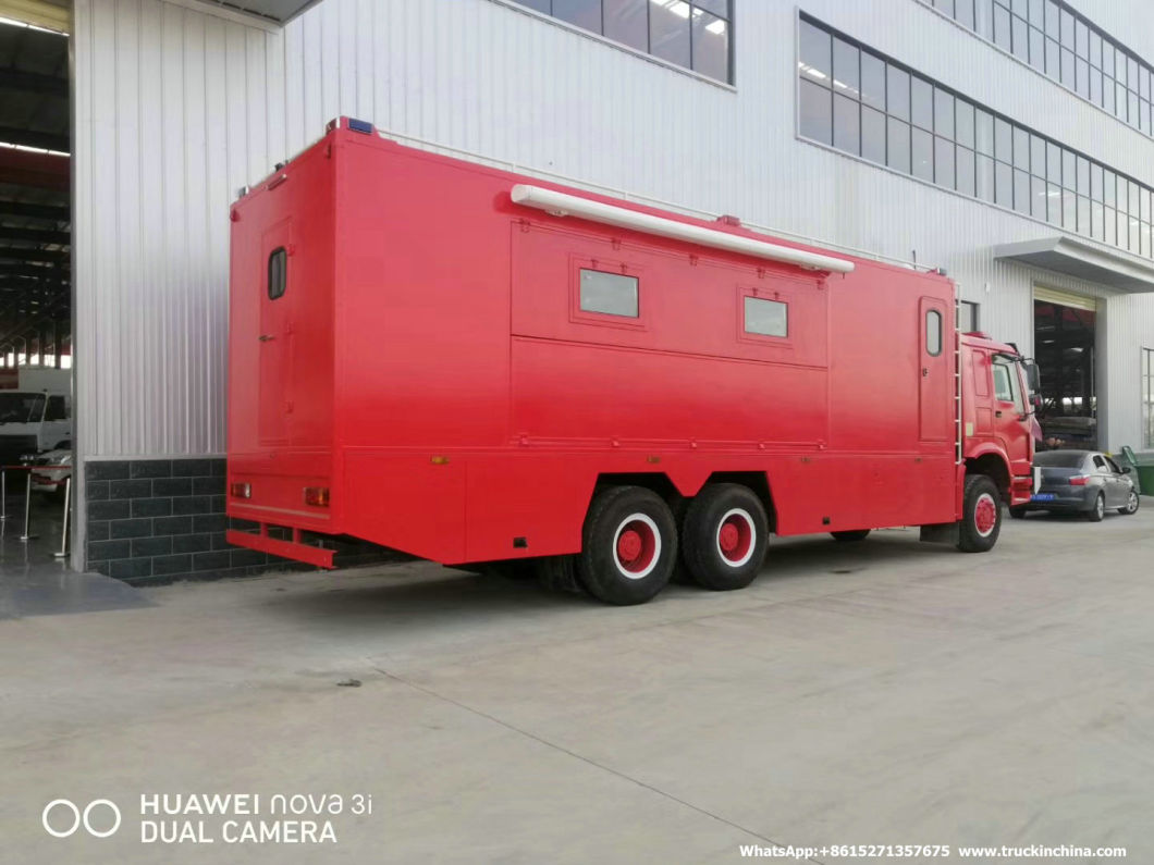 HOWO Awd 6X6 Military Mobile Kitchen Truck (Military Offroad Food Cooking Truck)