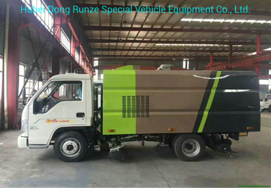 Mini Right Hand Drive Forland Truck Mounted Vacuum Road Sweeper 2.5m3