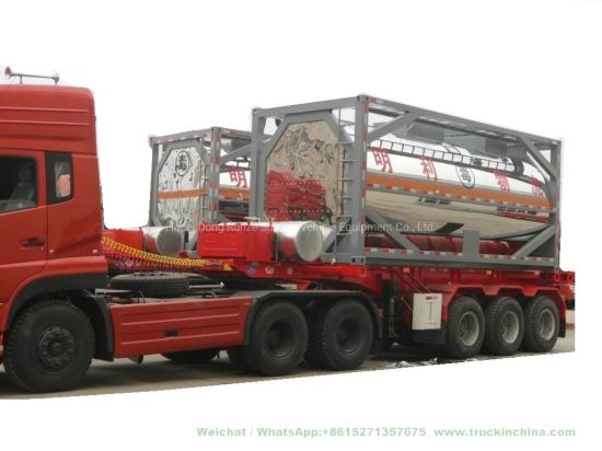 20FT ISO Tank for Toxci Yellow Phosphorus Stainless Steel Insulated Tank Container with Steam Heating System (20000 Liter)