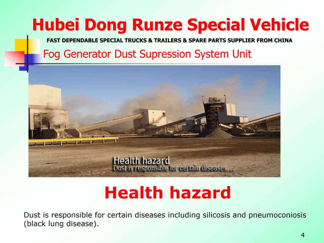 Customizing Fog Generator Dolly Trailer (Dust Supression Trailer System with Water Tank Spray Fine Mist 80m-150m)