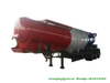 V Shape Concentrated Sulfuric Acid Tank Trailer Loading 99.8% H2so4 Transport 40 Ton 22000liters