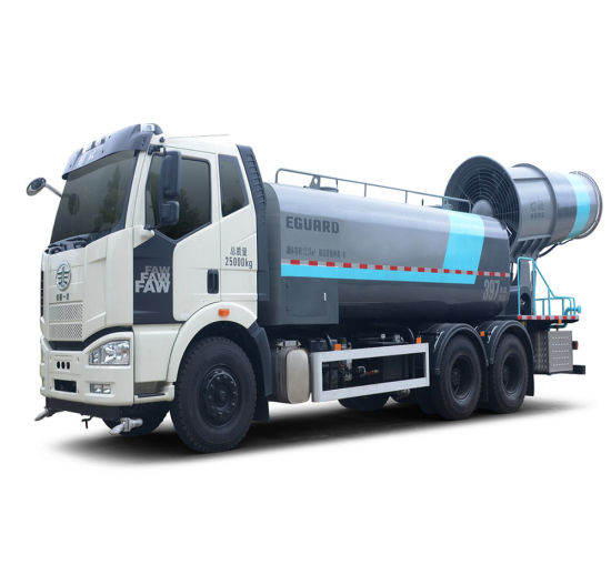 FAW Mining Dust Control Water Mist Sprayer Dust Suppression Truck (Disinfection Tanker, Emergency Power Supply)