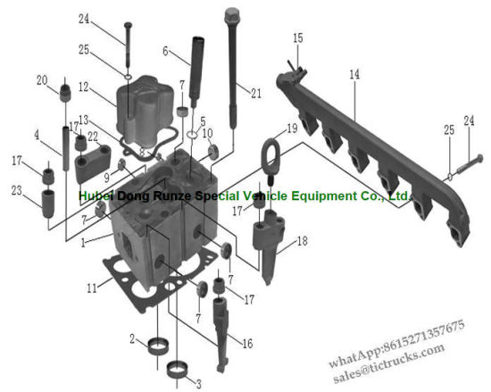 Beiben Truck Spare Trcuk Parts (NG80 V3 Cabin WeiChai Engine Parts Catalog)