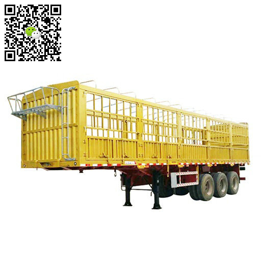 Customized 3axles Livestock Cargo Transport Trailer 40t-60t