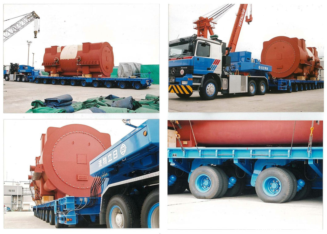 Customized Multifunctional Hydraulic Modular Trailers, Multi Axle Trailer (80T- 250T Intelligent Transportation Equipment)