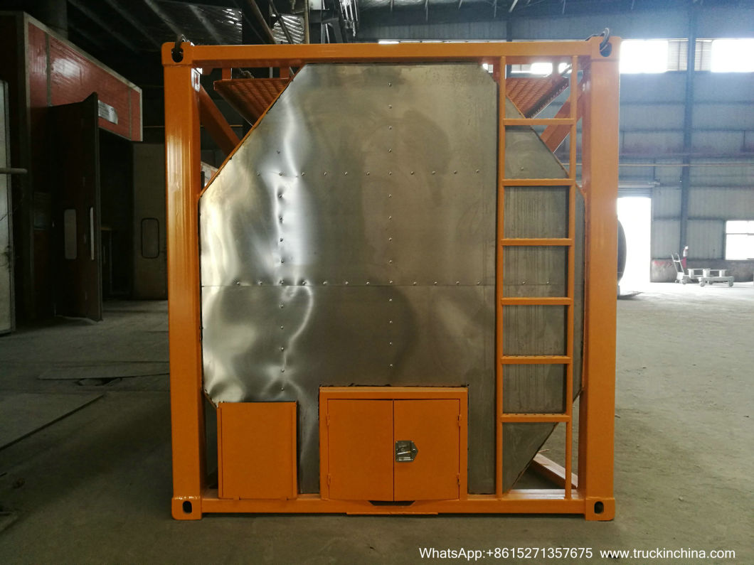 Phosphoric Acid Tank Container Swap Tank Insulated with Stainless Steel Steam Heating Pipe (Road Transport by 30FT ISO Container Trailers)