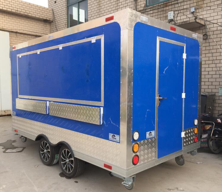 Mobile Food Trailer Customized Small Box Food Table Stainless Steel (All Window One Window, Two Window) Mobile Food Truck Design