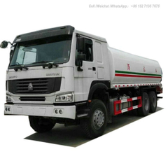 Sinotruck HOWO 6X6 Water Bowser off Road 20t (AWD All Wheels Drive PTO Pump Carbon Steel or Stainless Steel Tank)