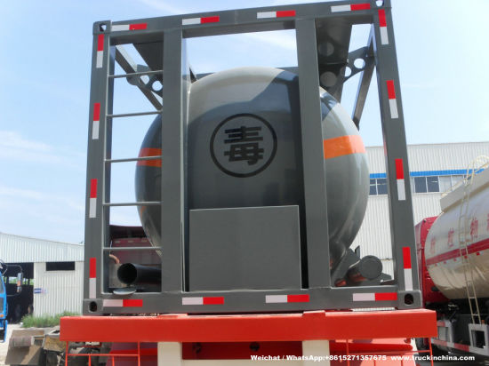 Class 3 Toxic Chemical Isotank (30FT Tank Container) for Trichlorosilane Sihcl3 Sicl4 Ticl4 Pcl3 25cbm-30cbm