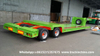 Hydraulic Low Loader 2 Axle 16 Wheel Hydraulic Gooseneck Lowbed Semi Trailer