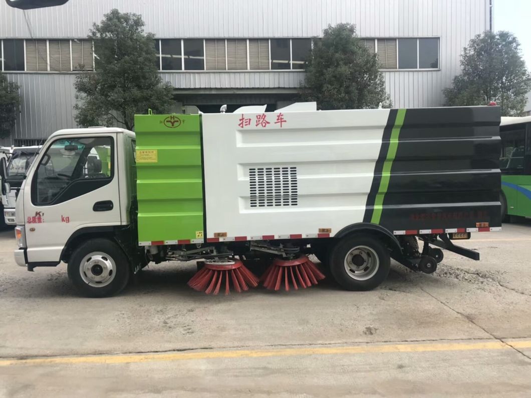 JAC 5cbm Mechanical Road Sweeper 4m3 Dustbin, 1.5m3 Clean Water Tank
