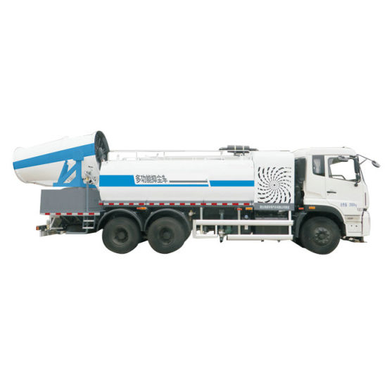 Dongfeng 6X4 Dust Suppression Vehicle, 15m3 Water 50/60/80/100 Meters Fog Disinfection Tanker