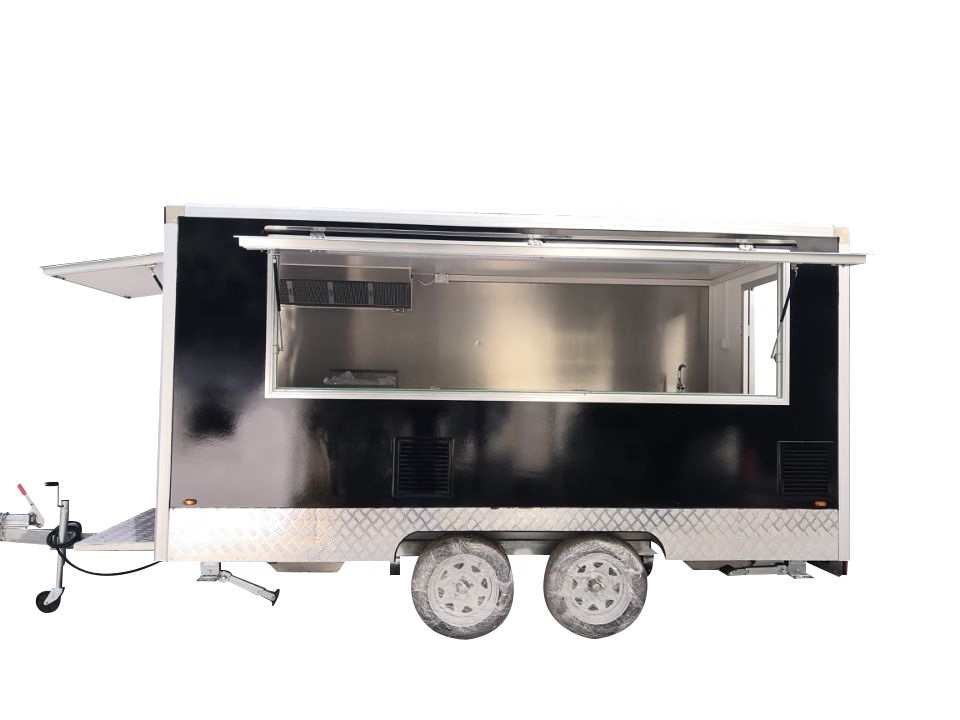 Hot Mobile Fast Food Trailer Customising (Burger Vending Trailer, Ice Cream Trailer)