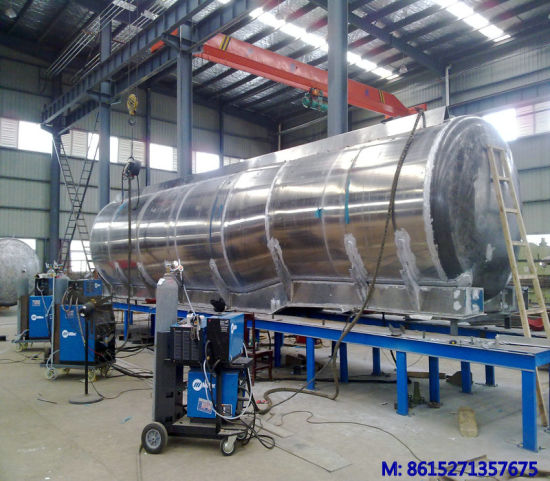 Aluminium Fuel Tankers 45000liters 6compartments Tank Body (No Suspension And Axles, No Landing Gears)