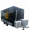 New Mobile Food Trailer Pastel Green Mobile Food Drawbar Customized