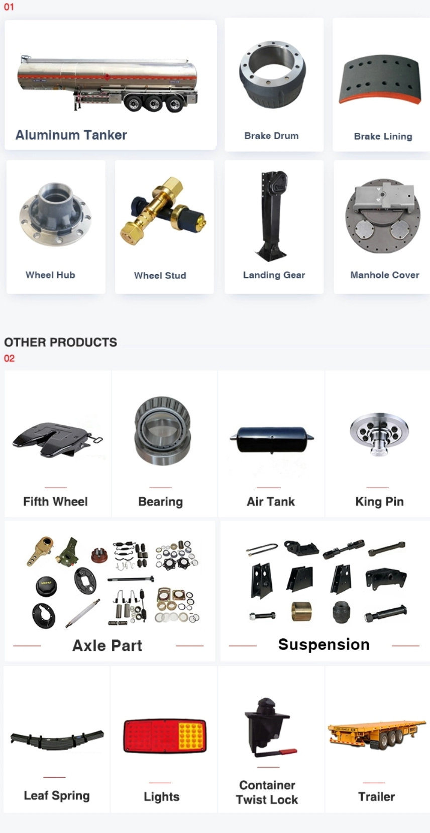 Wholesale Jost King Pin for Semi Trailer, Landinggear Fifth Wheel Trailer Part
