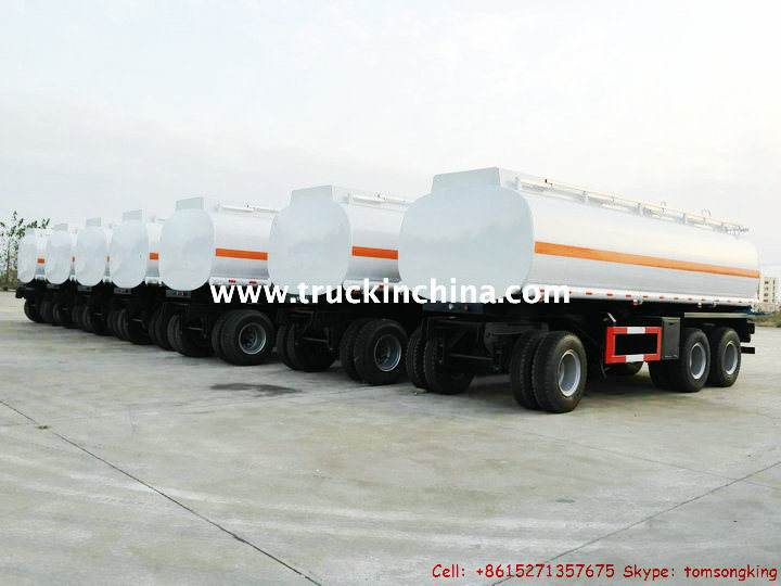 2-3 Axles 10t-25t Drawbar Tank Dolly Trailer (Tractor Truck Tow Full for Fuel/Water/Oil/Diesel Trailer Pup Tanker)