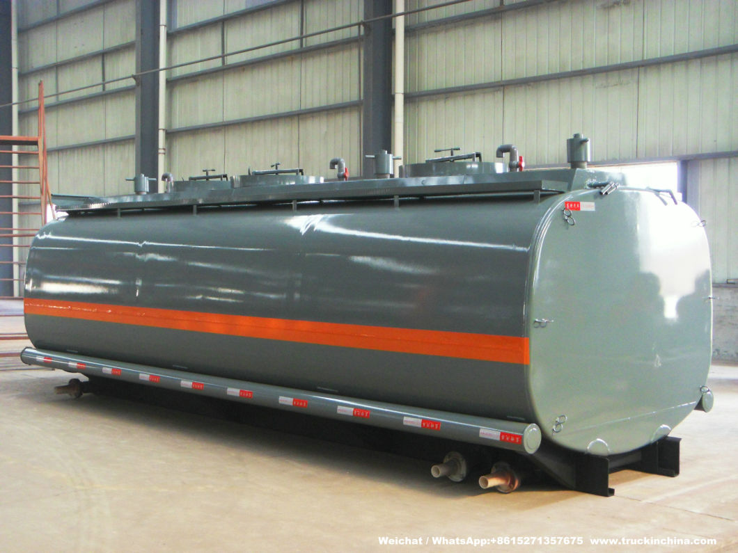 HCl Acid Liquid Transport Tanks (Hydrochloric Acid Tanks Acid Tanker Steel Lined PE Road Chemical Tank 16000L -17500L)