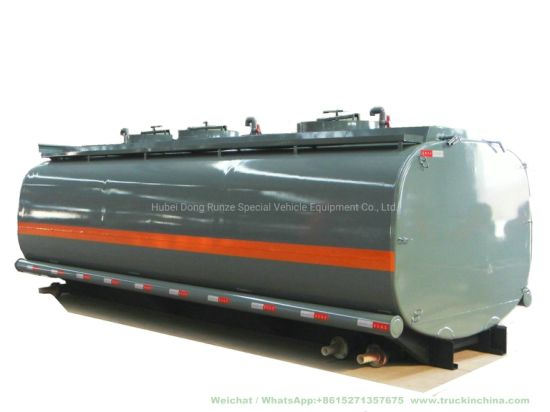 HCl Acid Liquid Transport Tanks (Hydrochloric Acid Tanks Acid Tanker Steel Lined PE Road Chemical Tank 16000L -17500L)