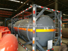 Container 20FT ISO Round Tank Steel Lined Polyethylene Plastic LDPE 16mm for 18kl-20kl Hydrochloric Acid