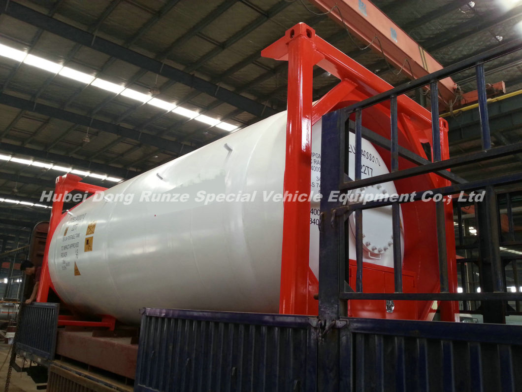 Un1075 Isotank 20feet Tank Container T50 Transport Liquefied Petroleum Gas 22kl, 24kl