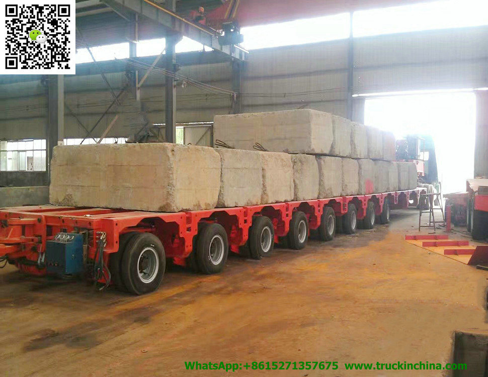 Heavy Hauler Hydraulic Multi Axles Lowbed Trailer