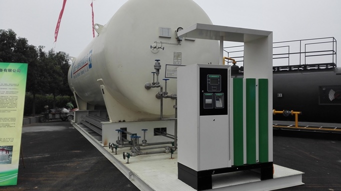 LNG Filling Plant Liquefied Natural Gas (LNG) Stations with Skid LNG Tank