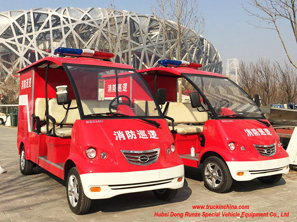 Fire Patrol Mini 2 Seats Electric Fire Truck Mounted with Motor Fire Pump (Portable pump)