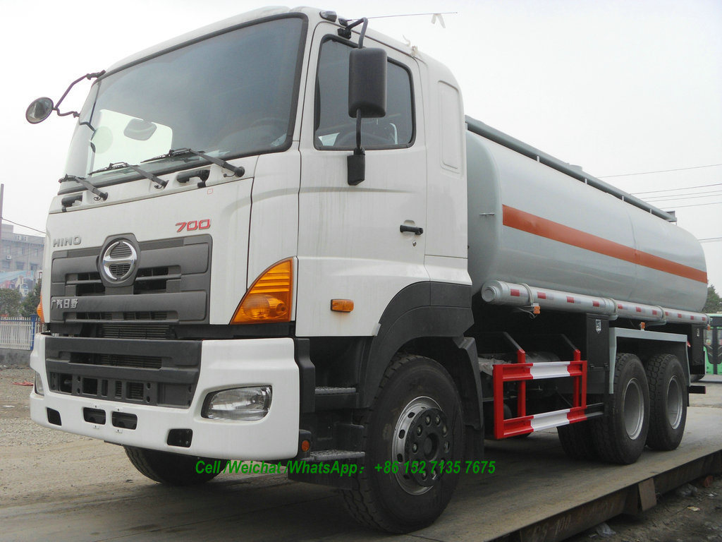 Hino 700 6X4 Tanker Truck 350HP 15000~16000L (For Chemical Acid Liquid, Drink Water, Oil, Carbon Steel / Stainless Steel, Lined PE Tank)
