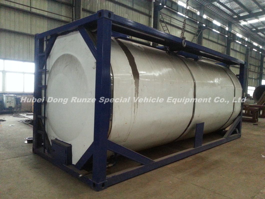 20FT Acrylic Acid ISO Tank for Storage Road Transport Propenoic Acid (Formula C3H4O2; Molecular CH2CHCOOH)
