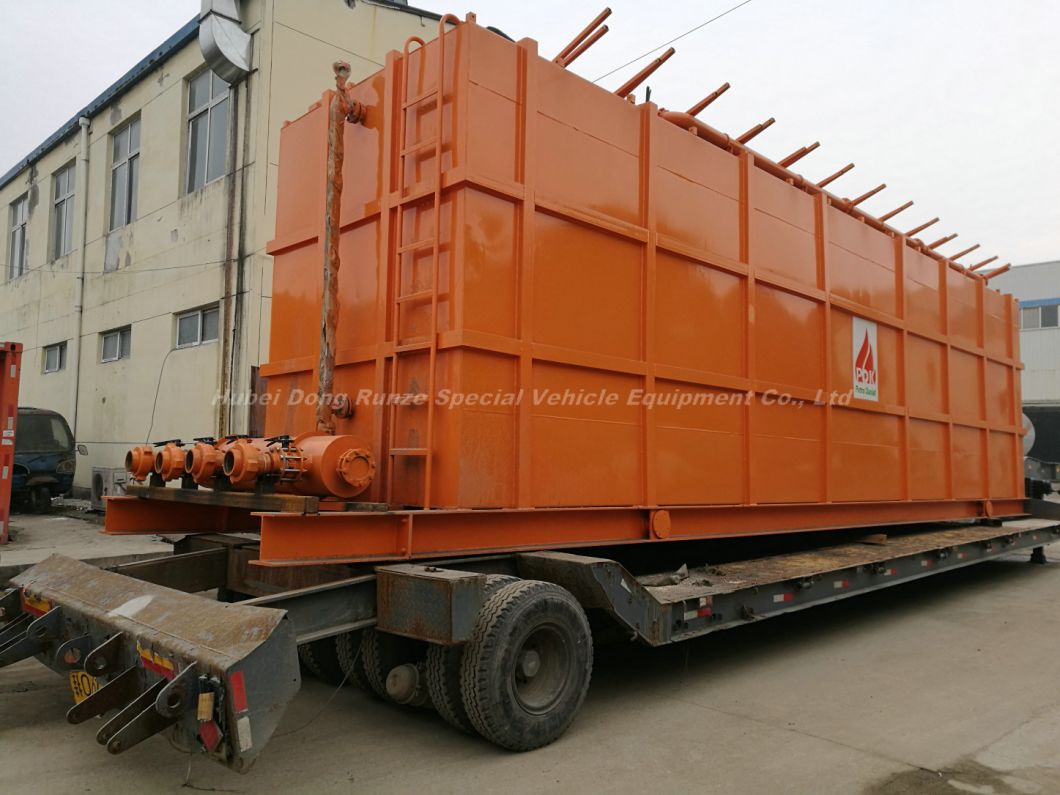 HCl Acid Tanks-Skid Mounted Lined PE Closed Top 500 Bbl Frac Tank Type of Tanks for Onsite Acid Supply and Holding Ease of Transportation