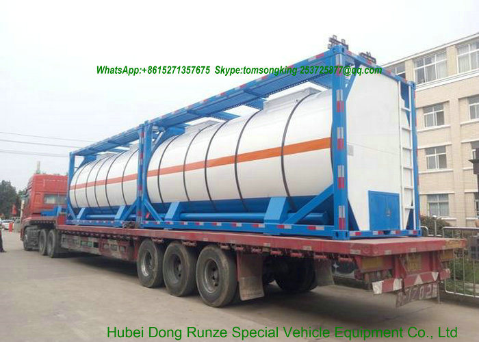 T4 ISO Heat Preservation Insulated Tank Container Bdp - Bisphenol a (diphenyl phosphate) Material S30408 / S30403 / S31603 Tank Inner or Outer Steam Coils