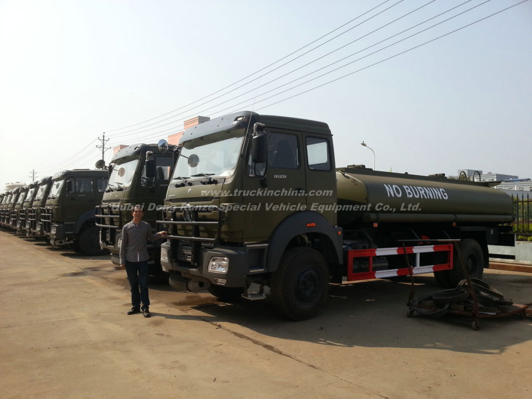 Beiben Trucks 1629 Fuel Bowser (Road Tanker) All Wheel Drive 4X2.4*4. LHD. Rhd for Petroleum Oil, Gasoline, Petrol, Diesel Transport with Oil Pump