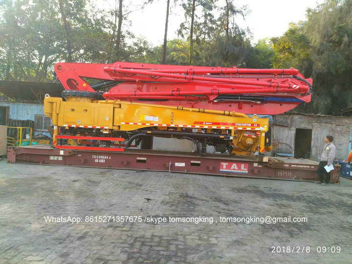 Concrete Mixer Tank Skid Mounted for Ship / Train Tunnels 3-12cbm (Max Skid Concrete Mixer -12000liters Tank Body